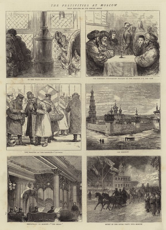 As festividades em Moscou de Joseph Nash