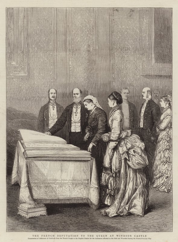 A Delegação Francesa à Rainha no Castelo de Windsor de Joseph Nash