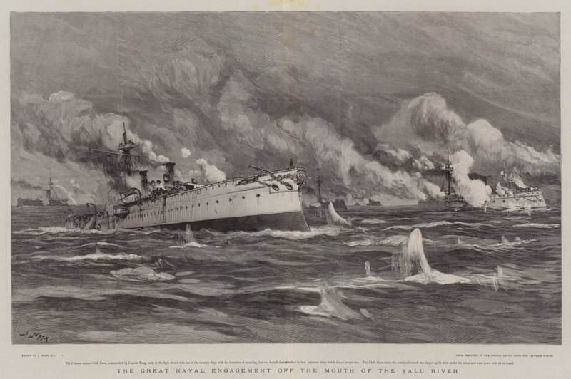 O Grande Engajamento Naval na Boca do Rio Yalu de Joseph Nash