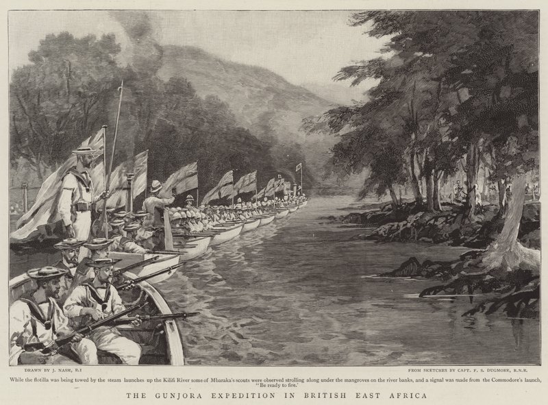 A Expedição Gunjora na África Oriental Britânica de Joseph Nash