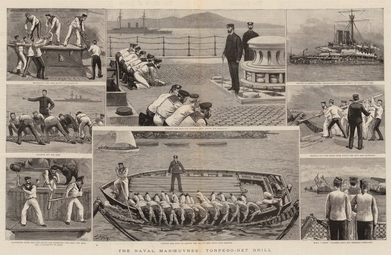 As manobras navais, Torpedo-Net Drill de Joseph Nash