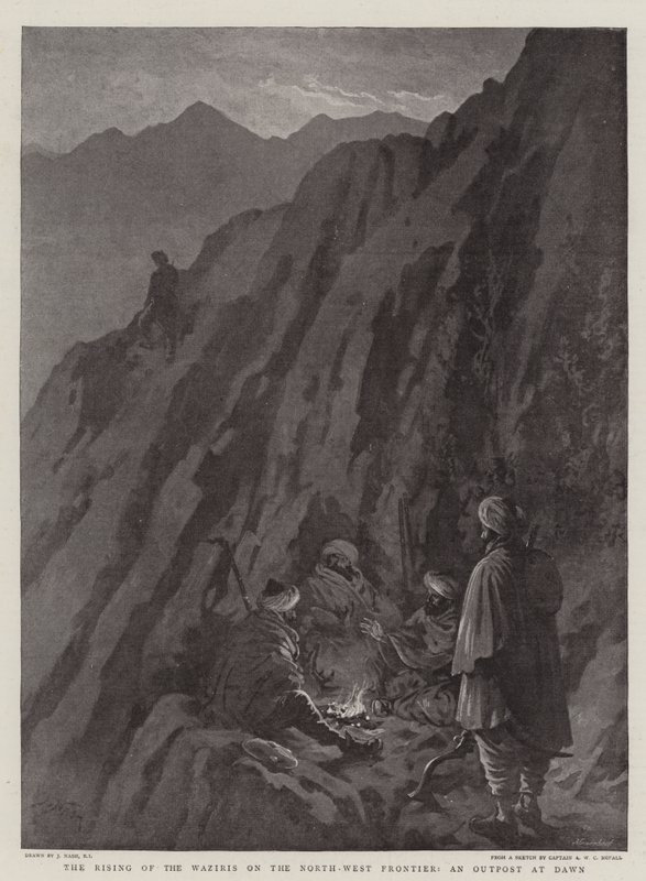 A ascensão dos waziris na fronteira noroeste, um posto avançado no alvorecer de Joseph Nash