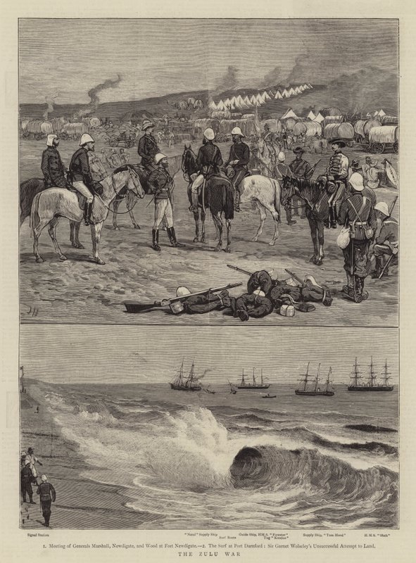 A guerra zulu de Joseph Nash