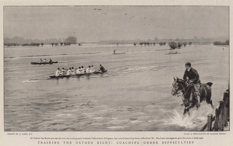 Treinando o Oxford Eight, Treinando sob Dificuldades de Joseph Nash