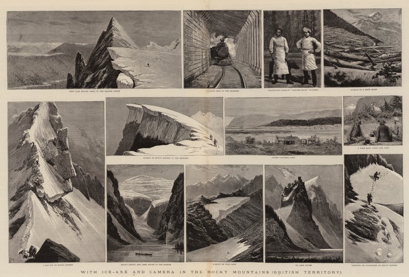 Com Ice-Axe e Câmera nas Montanhas Rochosas, Território Britânico de Joseph Nash