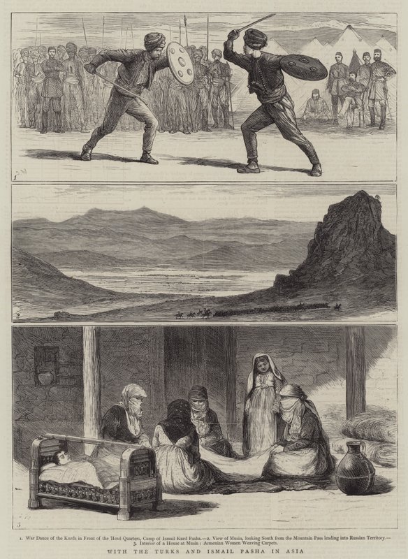 Com os turcos e Ismail Pasha na Ásia de Joseph Nash