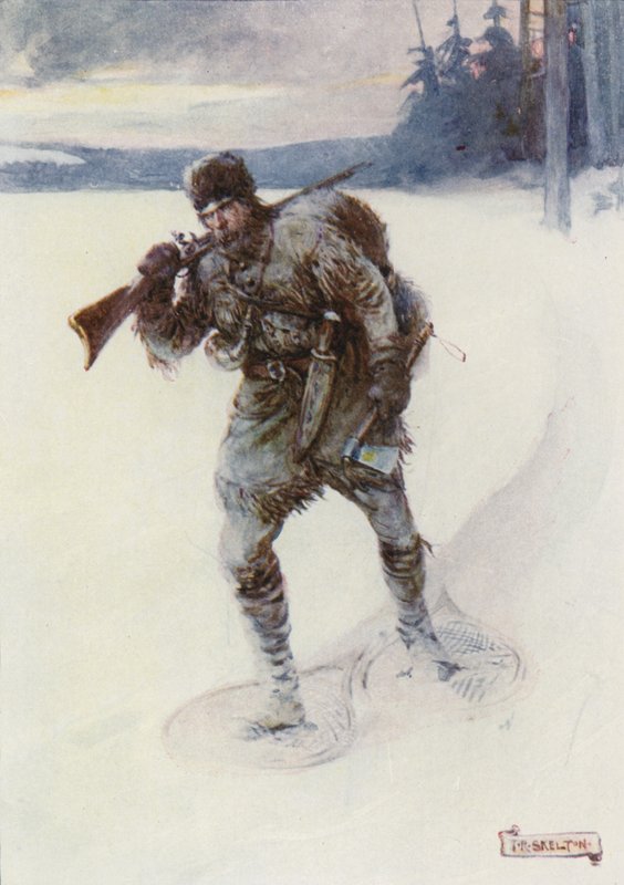 Sozinho na neve sem trilhas de Joseph Ratcliffe Skelton
