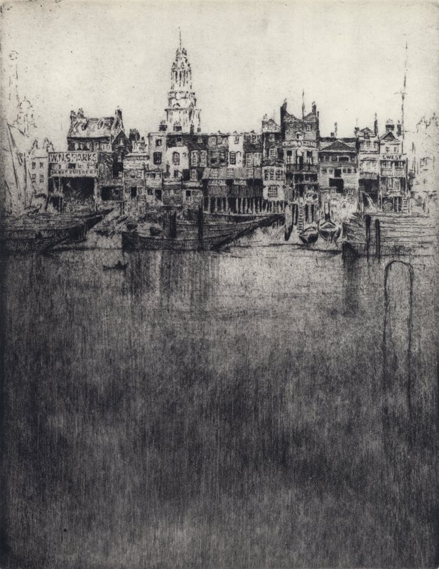 Limehouse (litho) de Joseph (after) Pennell