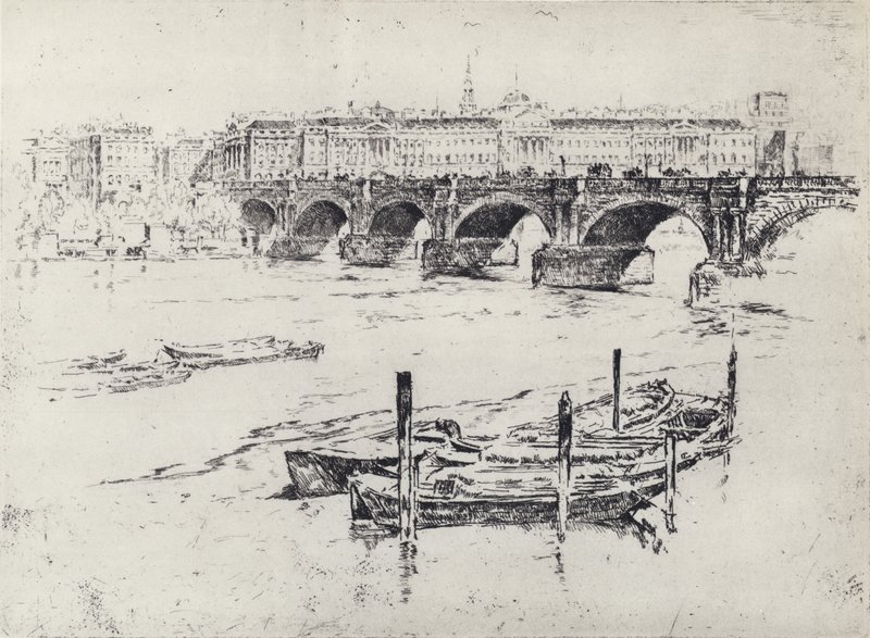 Somerset House (litho) de Joseph (after) Pennell