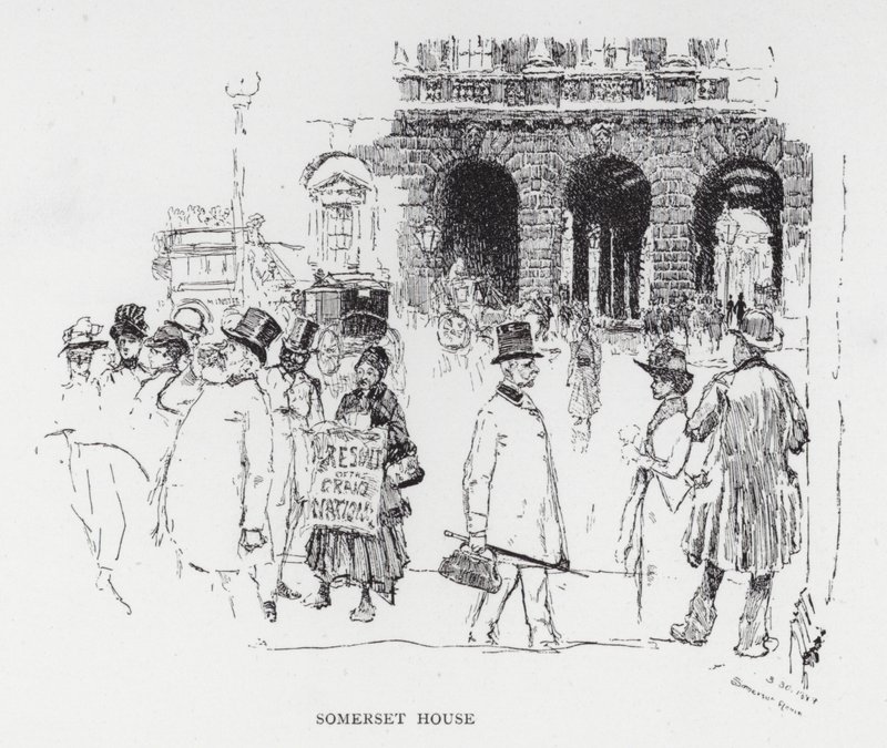 Somerset House (litho) de Joseph (after) Pennell