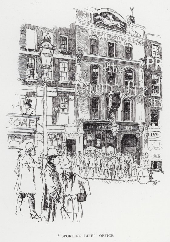 Escritório "Vida Esportiva" (litho) de Joseph (after) Pennell