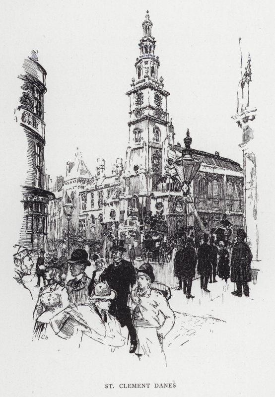 São Clemente Dinamarquês (litho) de Joseph (after) Pennell