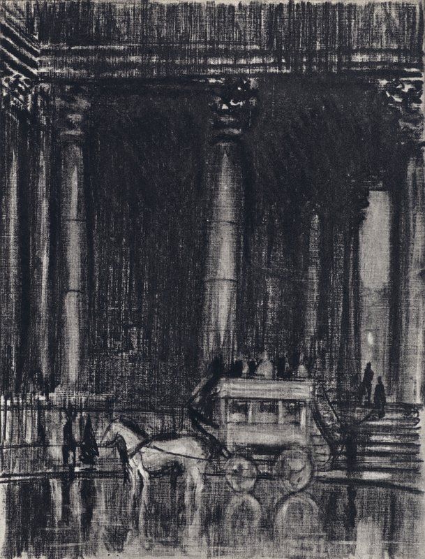 Pórtico de São Martinho (litho) de Joseph (after) Pennell