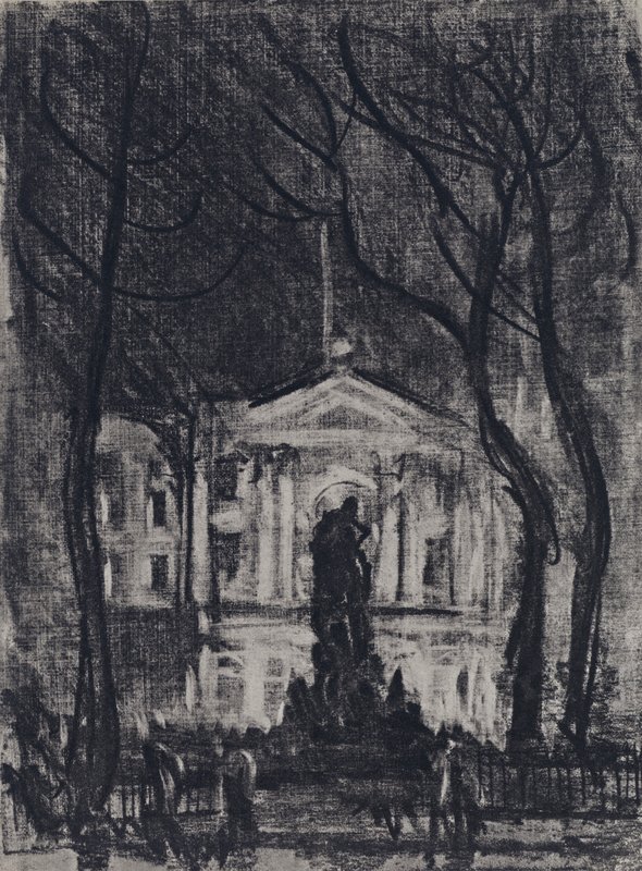 O Império (litho) de Joseph (after) Pennell