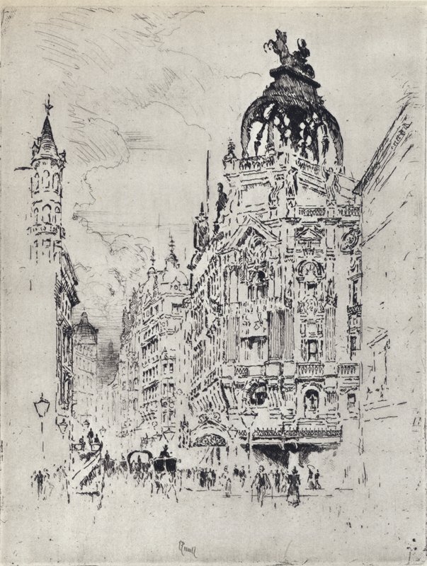 O Hipódromo (Litho) de Joseph (after) Pennell
