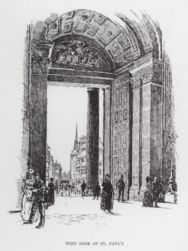 Porta Oeste de São Paulo (litho) de Joseph (after) Pennell