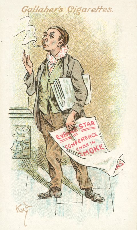 Votos da Erva Daninha nº 41 (litografia a cores) de Joseph Clayton (1856 1937) Clarke