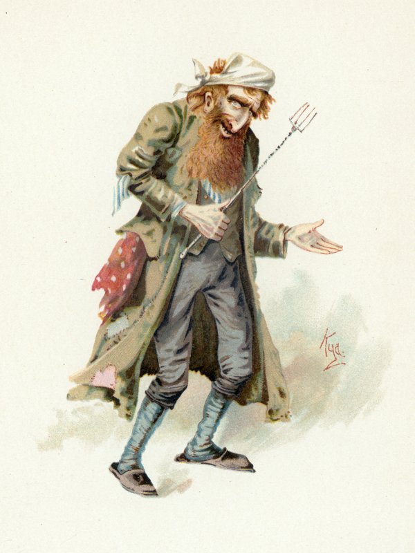 Fagin, ilustração de &39;Character Sketches de Charles Dickens&39;, c.1890 de Joseph Clayton Clarke