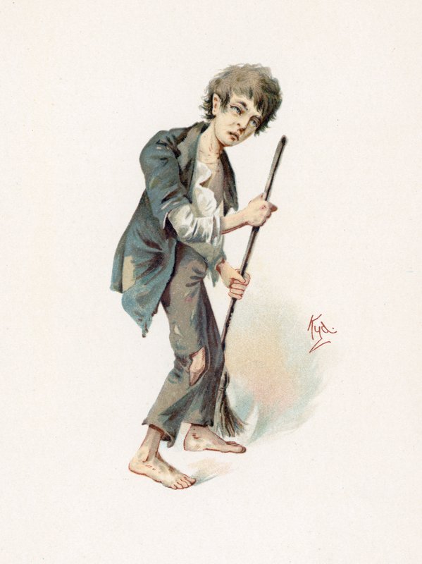 Jo, ilustração de &39;Character Sketches de Charles Dickens&39;, c.1890 de Joseph Clayton Clarke