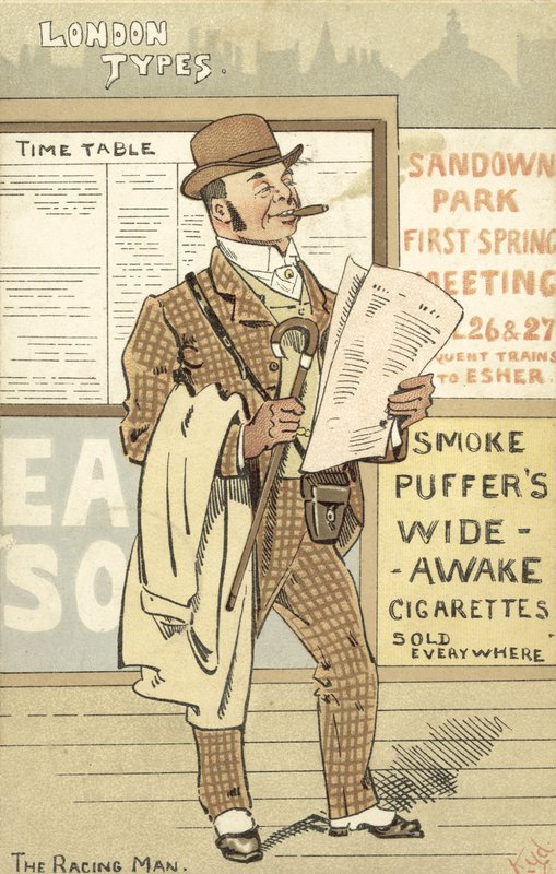 Tipos de Londres, o homem de corrida de Joseph Clayton Clarke