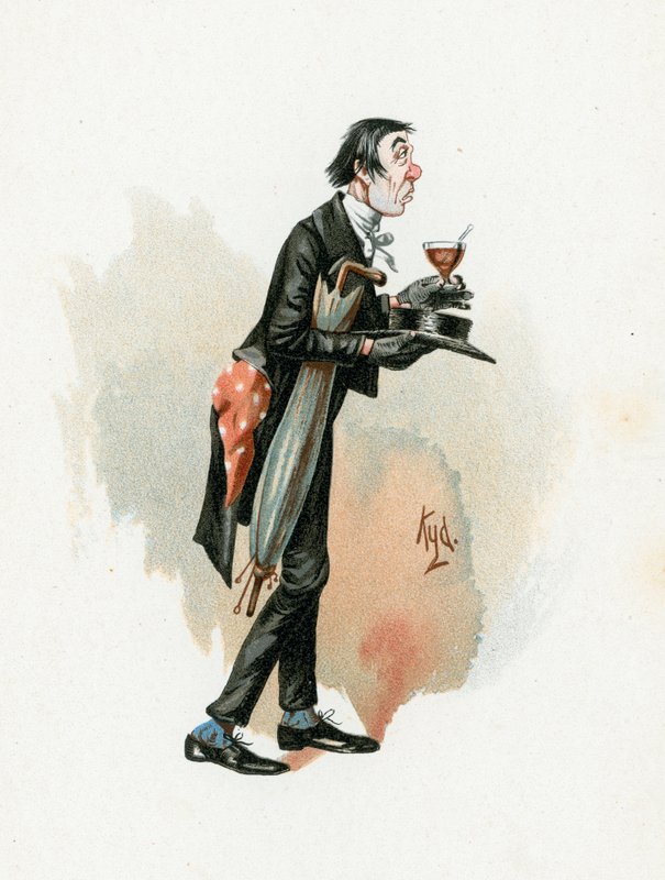 Sr. Stiggins, ilustração de &39;Character Sketches de Charles Dickens&39;, c.1890 de Joseph Clayton Clarke