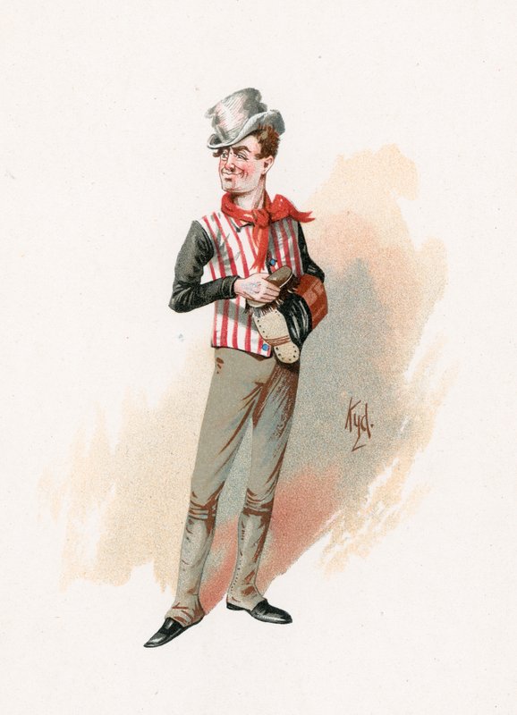 Sam Weller, ilustração de &39;Character Sketches de Charles Dickens&39;, c.1890 de Joseph Clayton Clarke