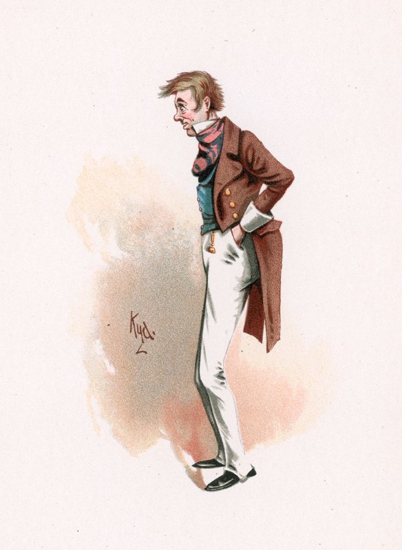 Toots, ilustração de &39;Character Sketches de Charles Dickens&39;, c.1890 de Joseph Clayton Clarke