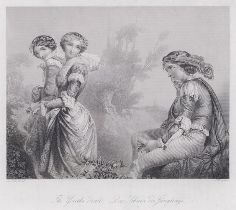 O Desejo da Juventude (gravura) de Joseph Felon