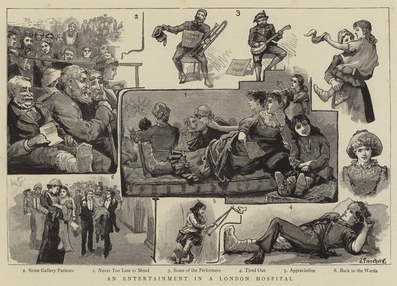 Um entretenimento em um hospital de Londres de Joseph Finnemore