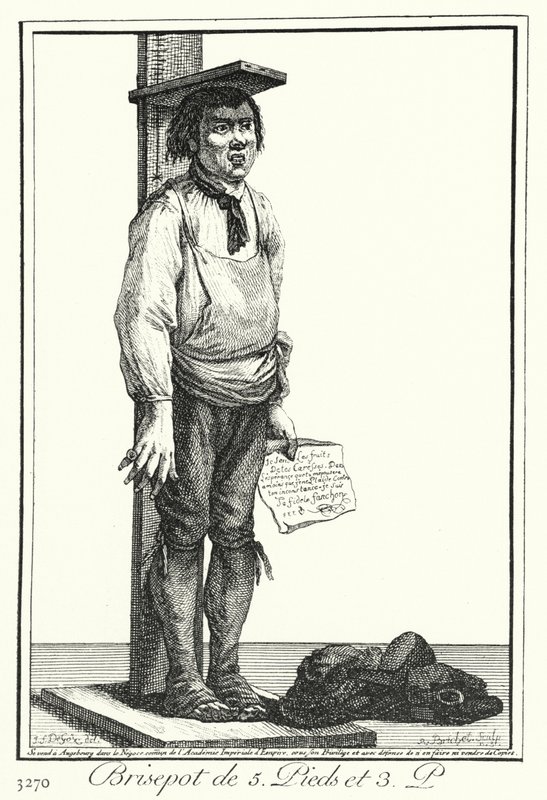 Um Crackpot de 1,80 m (gravura) de Joseph Franz von (after) Goez