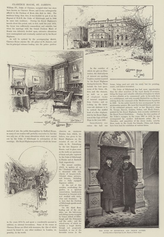 Clarence House, St James&39;s de Joseph Holland Tringham