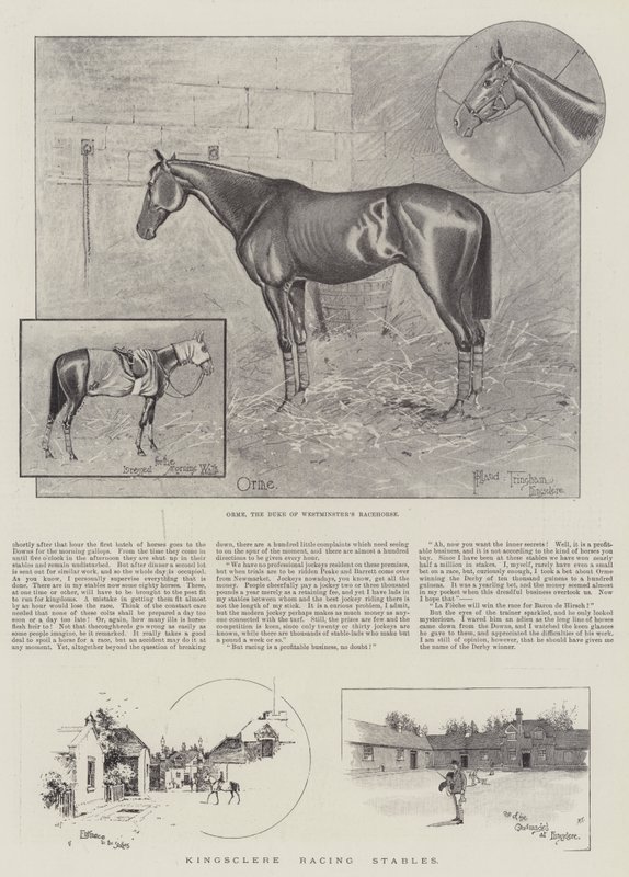 Kingsclere Racing Stables de Joseph Holland Tringham