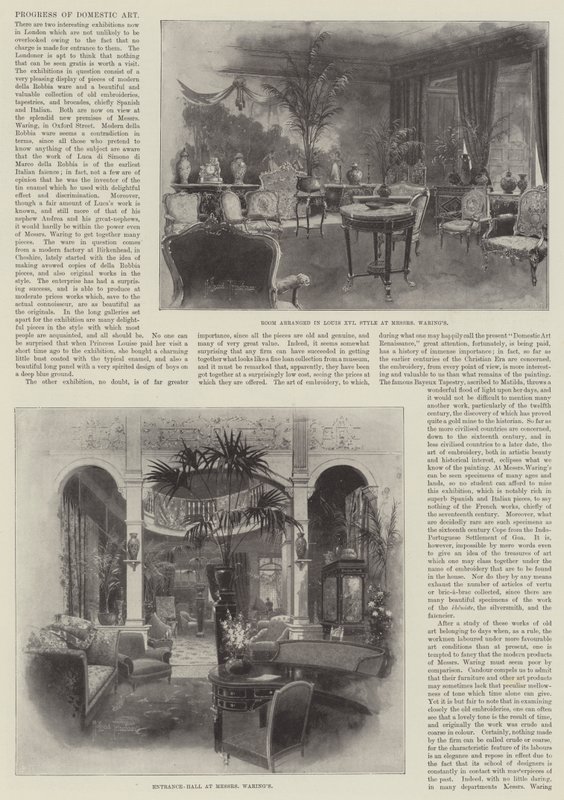 Progresso da Arte Doméstica de Joseph Holland Tringham