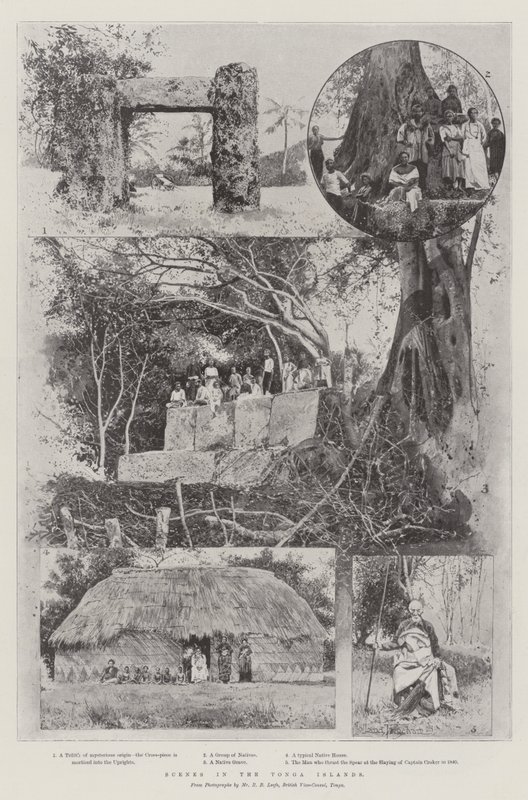 Cenas nas Ilhas Tonga de Joseph Holland Tringham