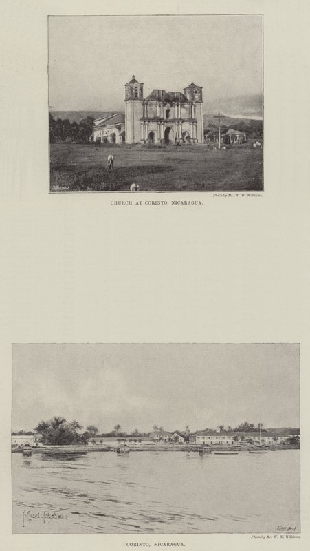Esboços da Nicarágua de Joseph Holland Tringham