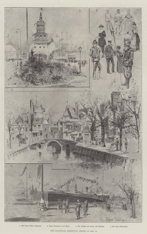 A Exposição de Amsterdã, aberta em 11 de maio de Joseph Holland Tringham