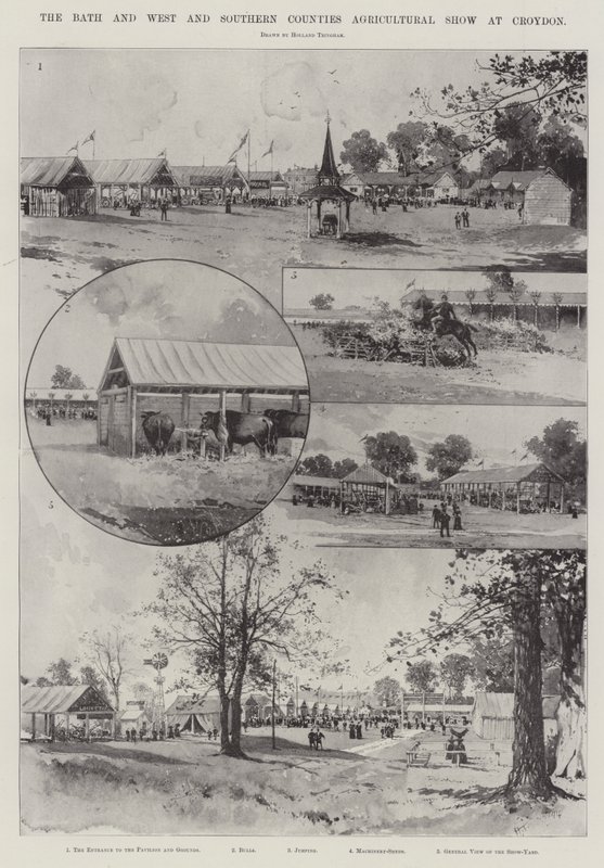 The Bath and the West and Southern Counties Agricultural Show em Croydon de Joseph Holland Tringham
