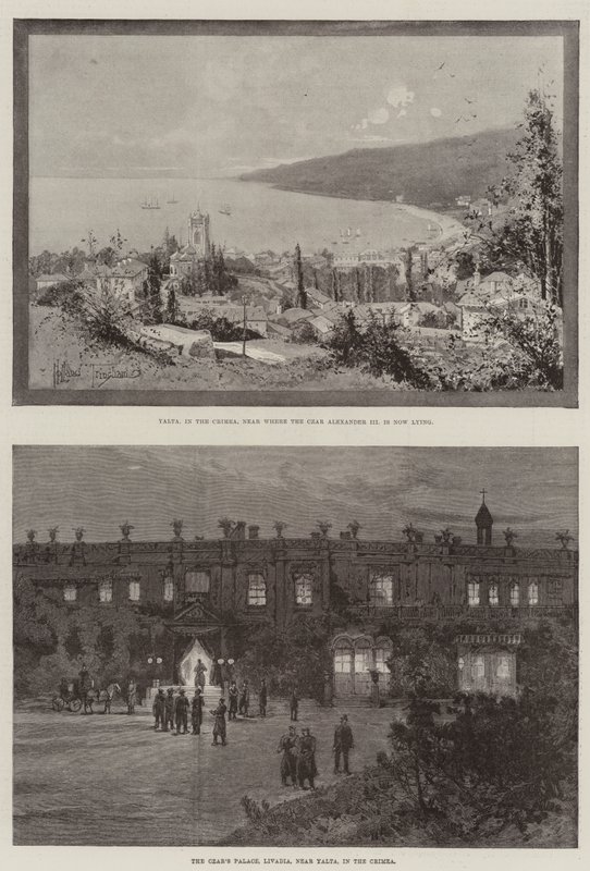 A morte de Alexandre III da Rússia de Joseph Holland Tringham