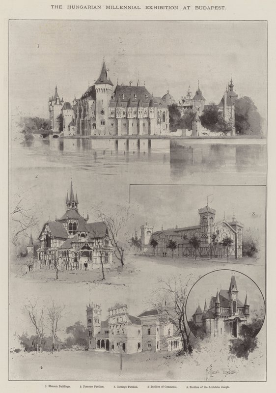 A exposição milenar húngara em Budapeste de Joseph Holland Tringham