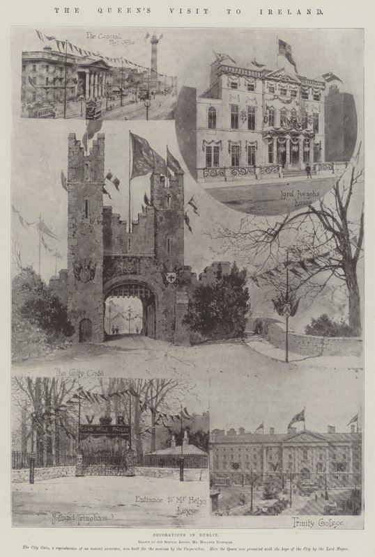 A visita da rainha à Irlanda de Joseph Holland Tringham