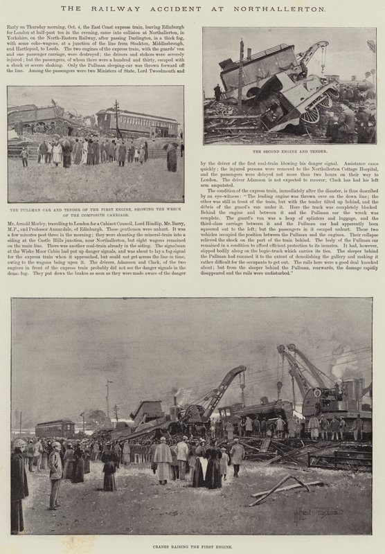 O acidente ferroviário em Northallerton de Joseph Holland Tringham