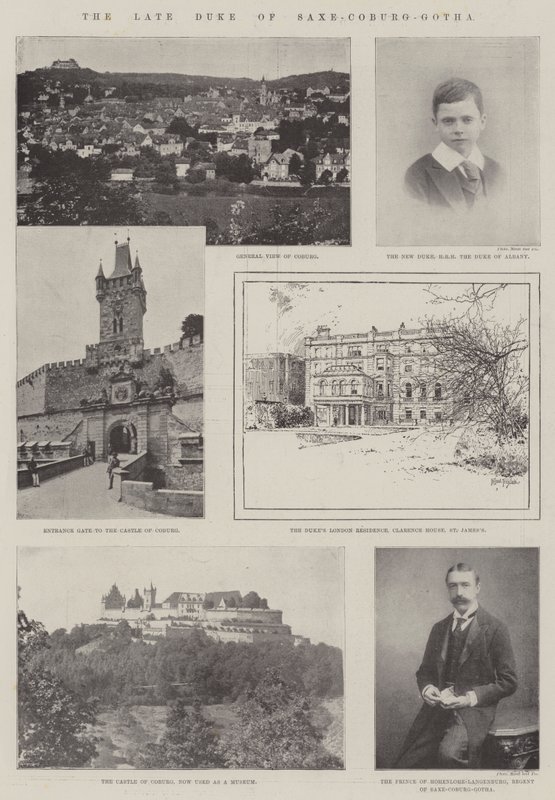 O falecido Duque de Saxe-Coburg-Gotha de Joseph Holland Tringham