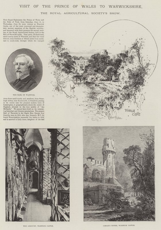 Visita do Príncipe de Gales a Warwickshire de Joseph Holland Tringham