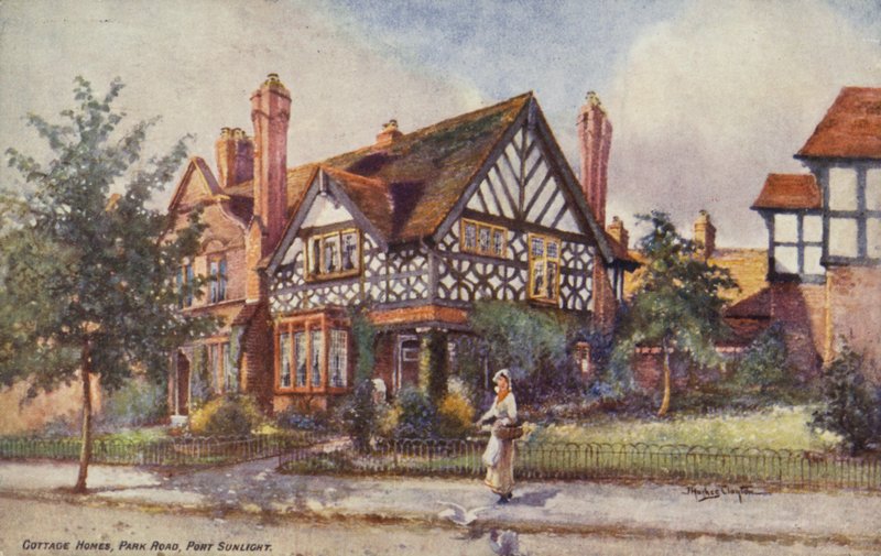 Casas de campo, Park Road, Port Sunlight de Joseph Hughes Clayton