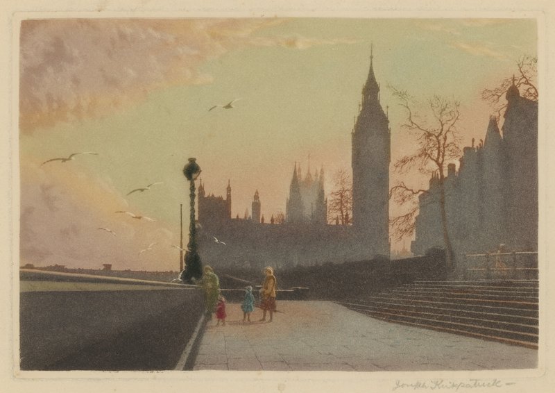 Casas do Parlamento, Westminster de Joseph Kirkpatrick