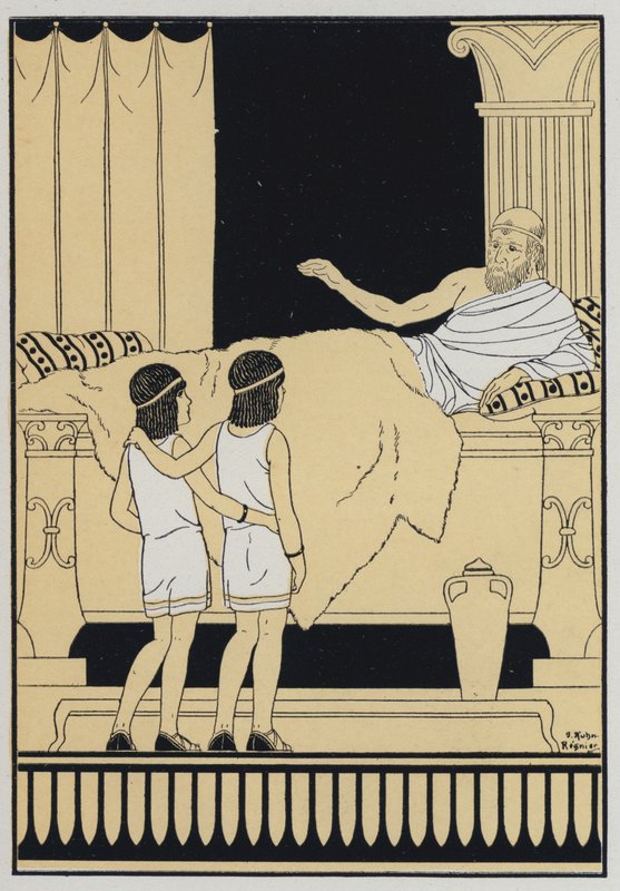 História do rei Procas e seus dois filhos de Joseph Kuhn Regnier