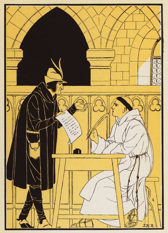 O Milagre do Vigário Teófilo (litografia a cores) de Joseph Kuhn Regnier