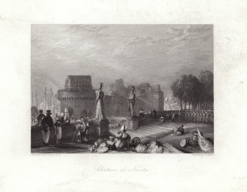 Chateau de Nantes de Joseph Mallord William Turner