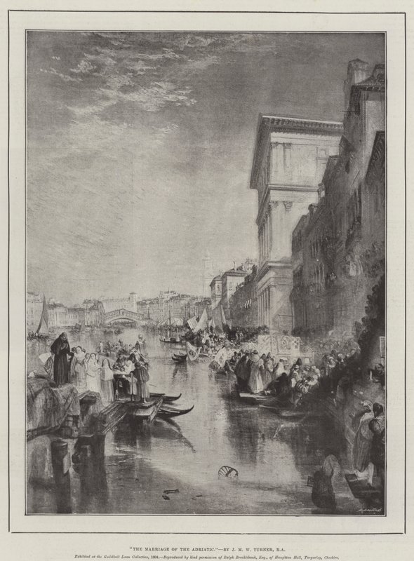 O casamento do Adriático de Joseph Mallord William Turner