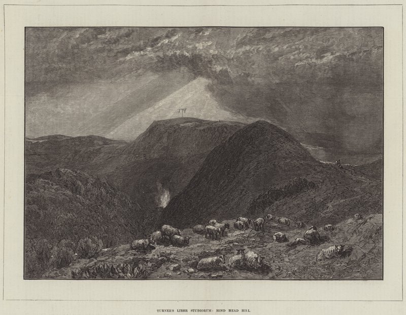 Turner, Hind Cabeça de Colina de Joseph Mallord William Turner